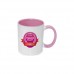 Inner Rim Color Mug(Pink)